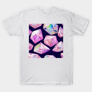 Watercolor diamond pattern T-Shirt